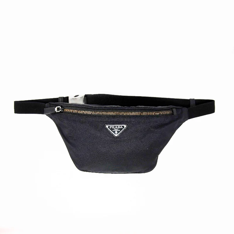 Prada Black Re-Nylon Belt Bag