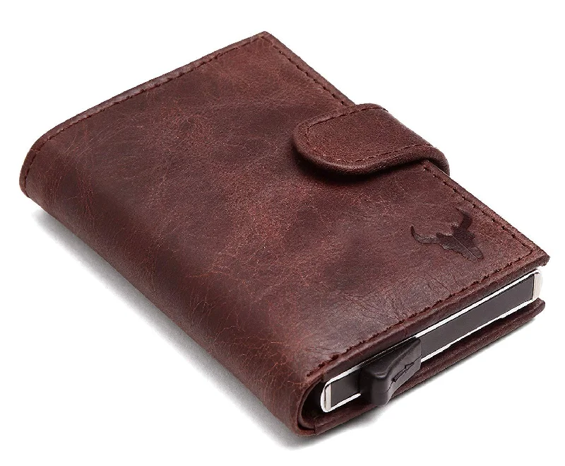 Napa Hide Brown Men's Wallet (NPHCRD004 Crackle)