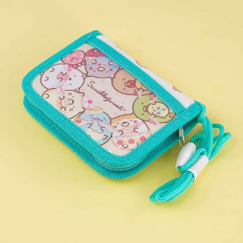 Sumikko Gurashi Dessert Time Wallet With Neck Strap