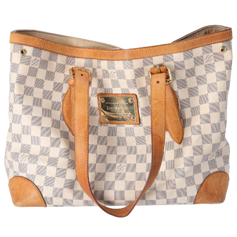 Louis Vuitton Hampstead MM Damier Azur Shoulder Bag N51206