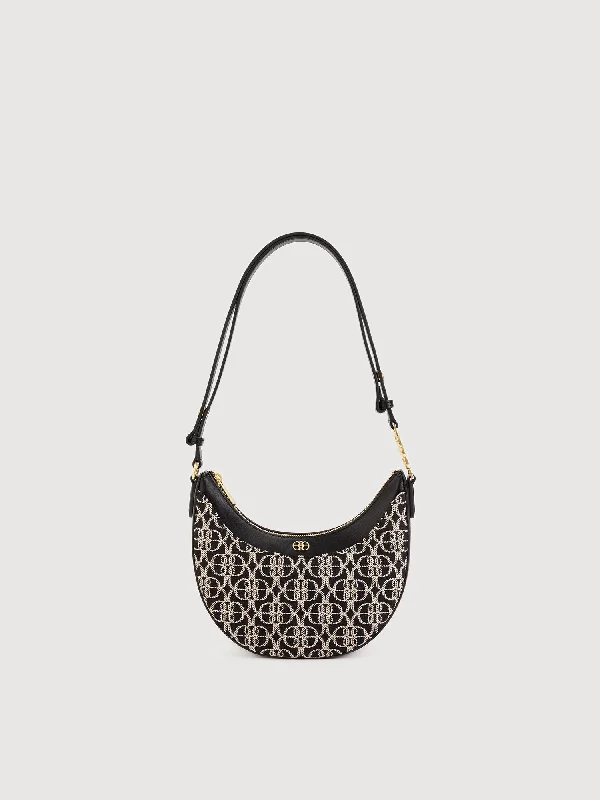 Nadia Monogram Shoulder Bag