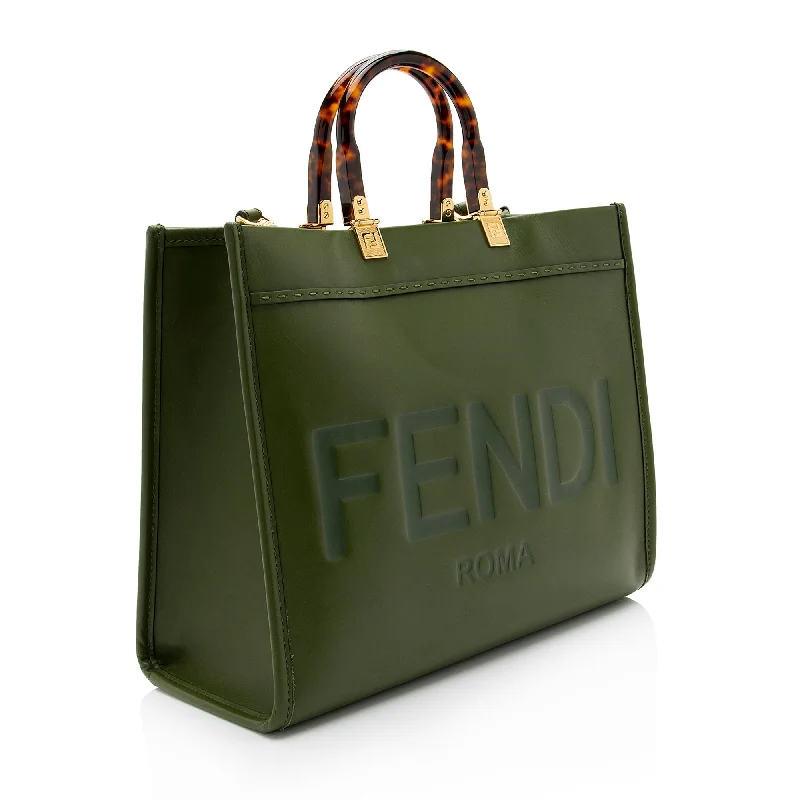 Fendi Leather Sunshine Medium Shopper Tote (SHF-TeDYFF)