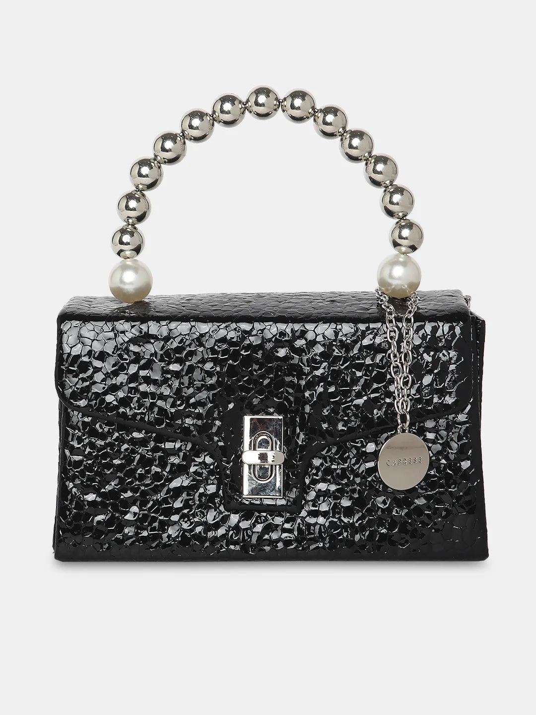 Caprese Lucy Pearl Clutch Small (E) Black