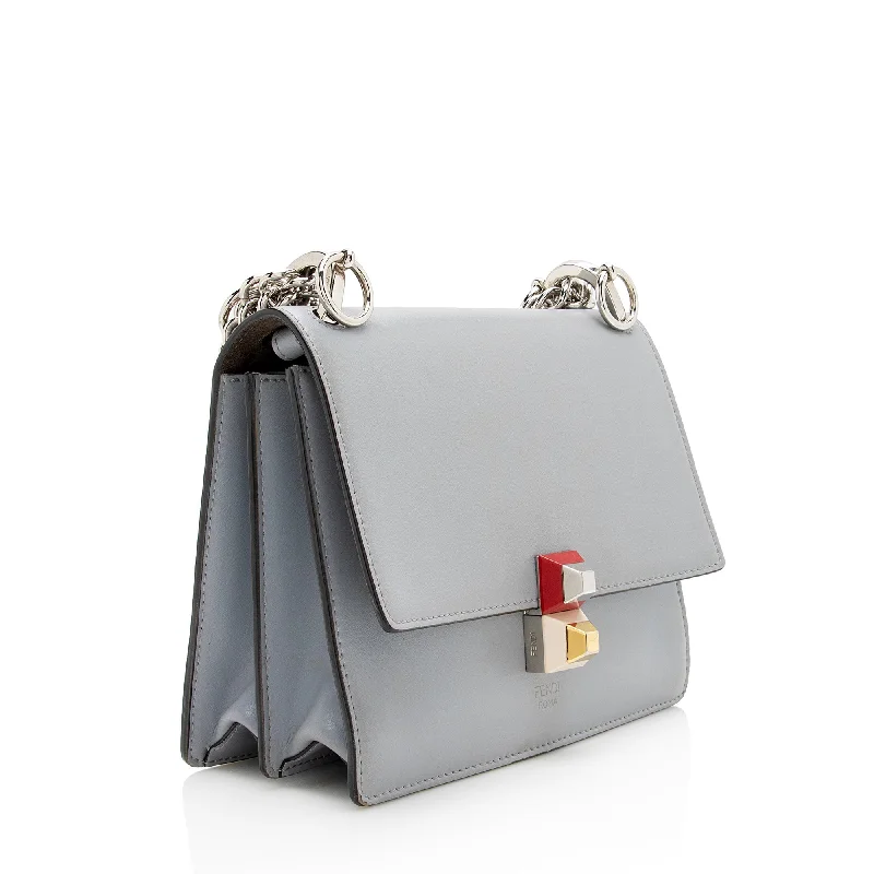 Fendi Calfskin Kan I Small Shoulder Bag (SHF-22970)