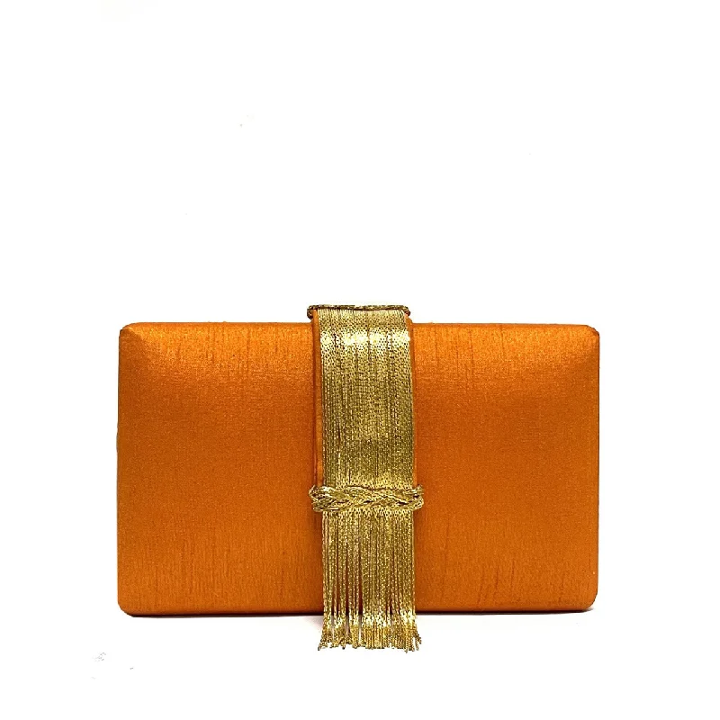 Spice Fringe Clutch