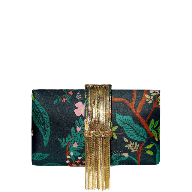 Jungle Fringe Clutch